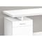 Monarch Specialties Computer Desk, Home Office, Laptop, Left, Right Set-up, Storage Drawers, 48"L, Work, Metal, White I 7760 - alternate 3